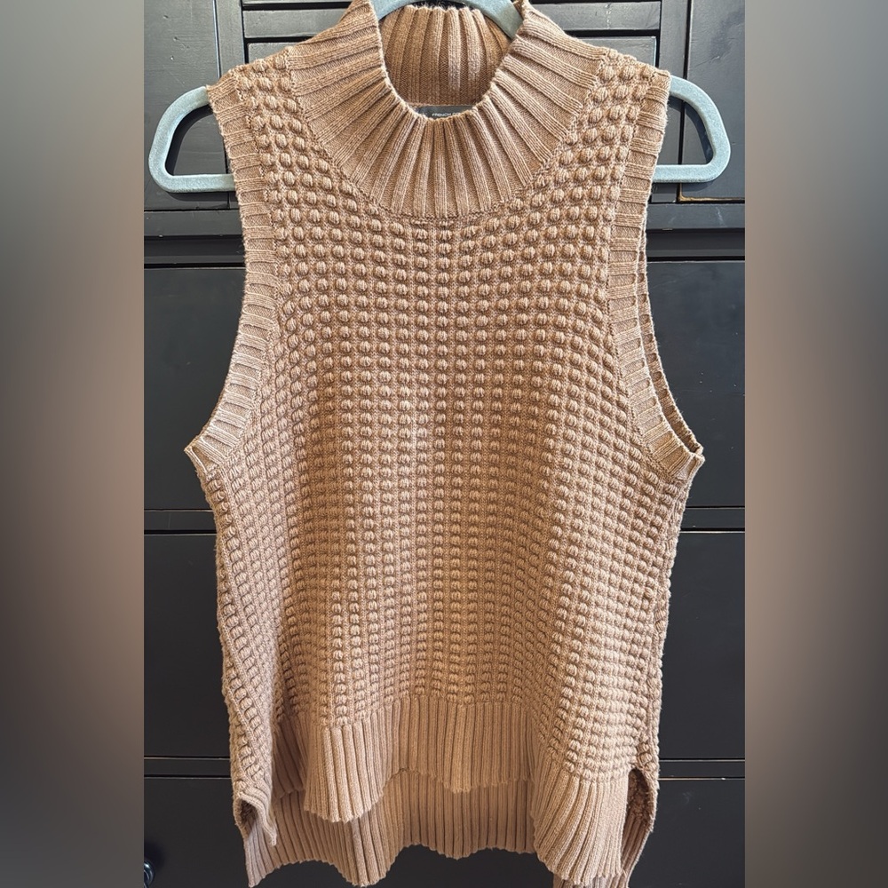 Brown Sleeveless Knit Sweater: French connection - Picture 2 of 12